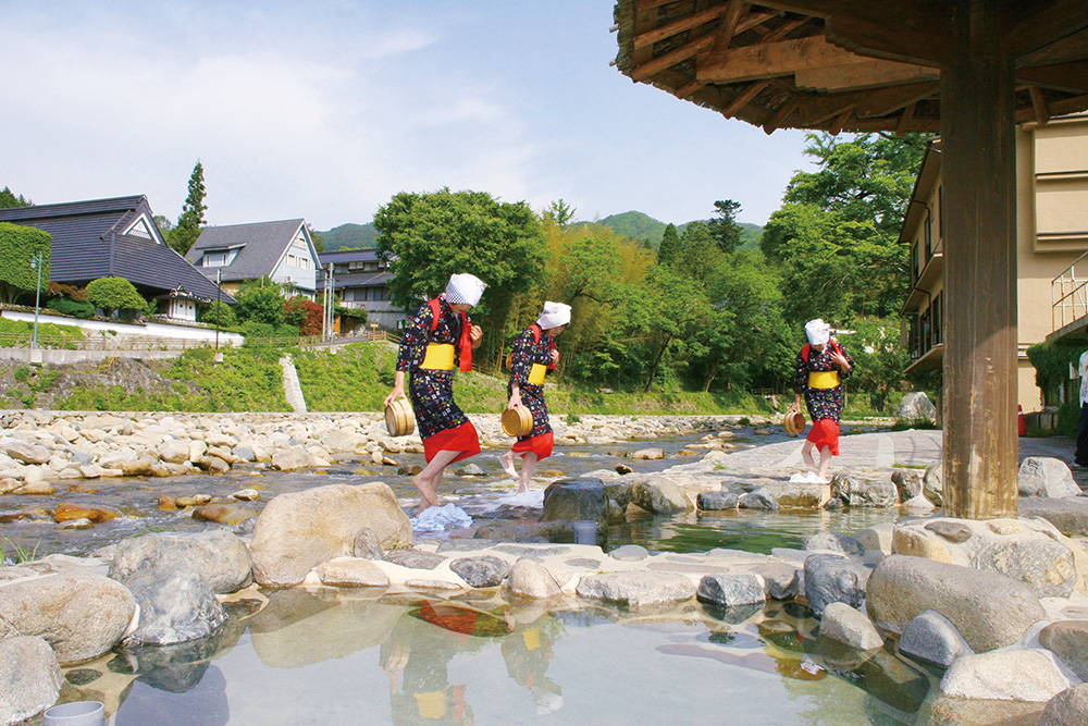 Okutsu hot spring/ Ashibumi Sentaku (Washing Dance)